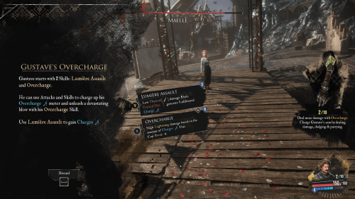 Tutorial screenshot of Clair Obscur: Expedition 33 video game interface.