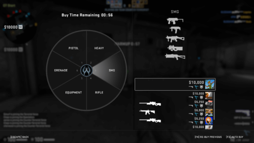 Counter-Strike: Global Offensive, Interface In Game