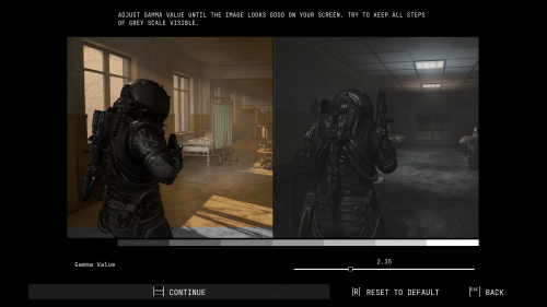 Brightness Setup screenshot of Cronos: The New Dawn video game interface.