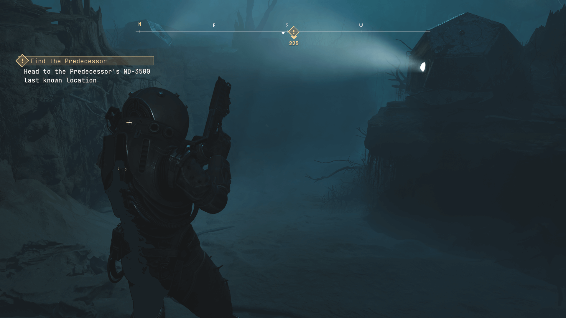 HUD screenshot of Cronos: The New Dawn video game interface.