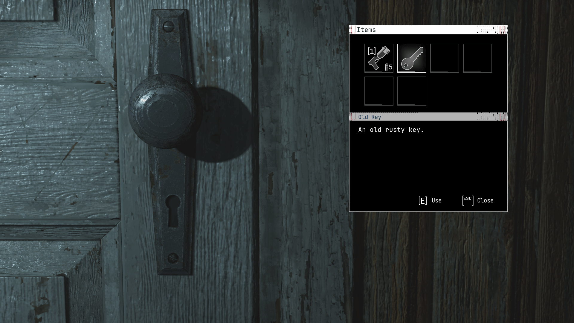 Quick Inventory screenshot of Cronos: The New Dawn video game interface.