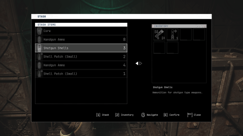 Stash screenshot of Cronos: The New Dawn video game interface.