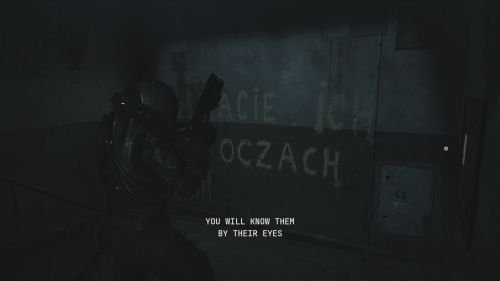 Subtitles screenshot of Cronos: The New Dawn video game interface.