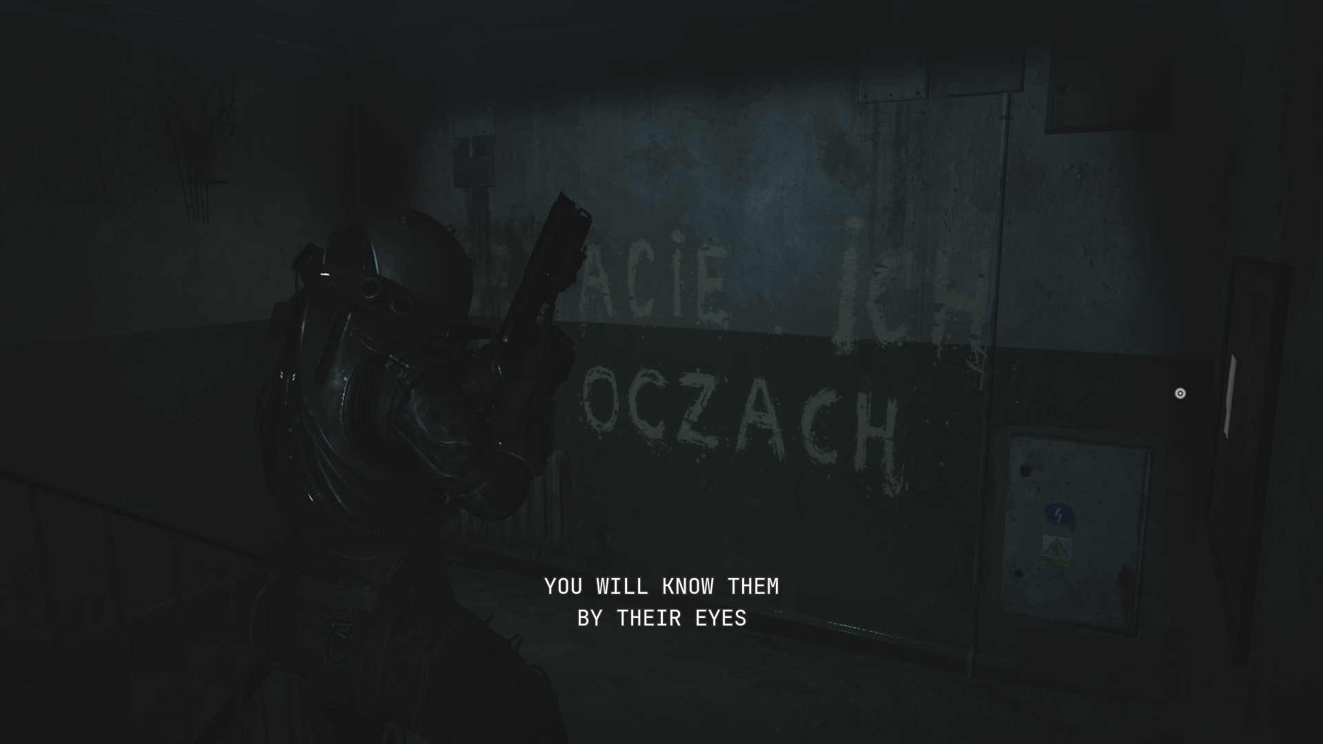 Subtitles screenshot of Cronos: The New Dawn video game interface.