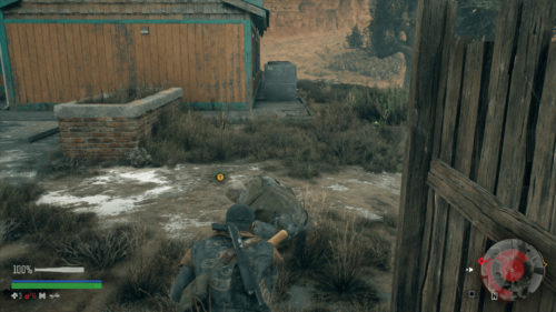 Interact screenshot of Days Gone video game interface.