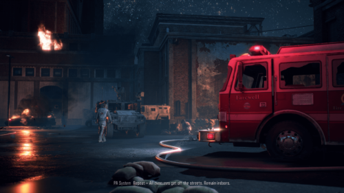 Subtitles screenshot of Days Gone video game interface.