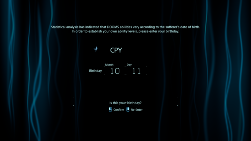Birthday screenshot of Death Stranding video game interface.