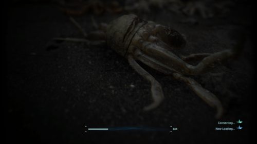 Loading Screen screenshot of Death Stranding video game interface.