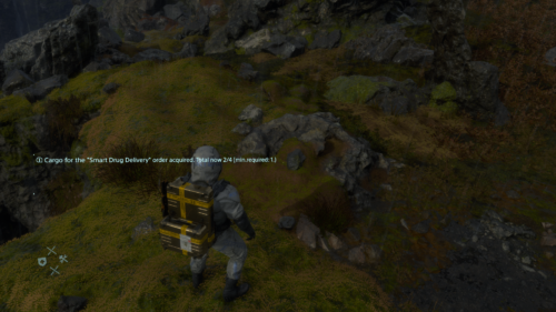 Log screenshot of Death Stranding video game interface.