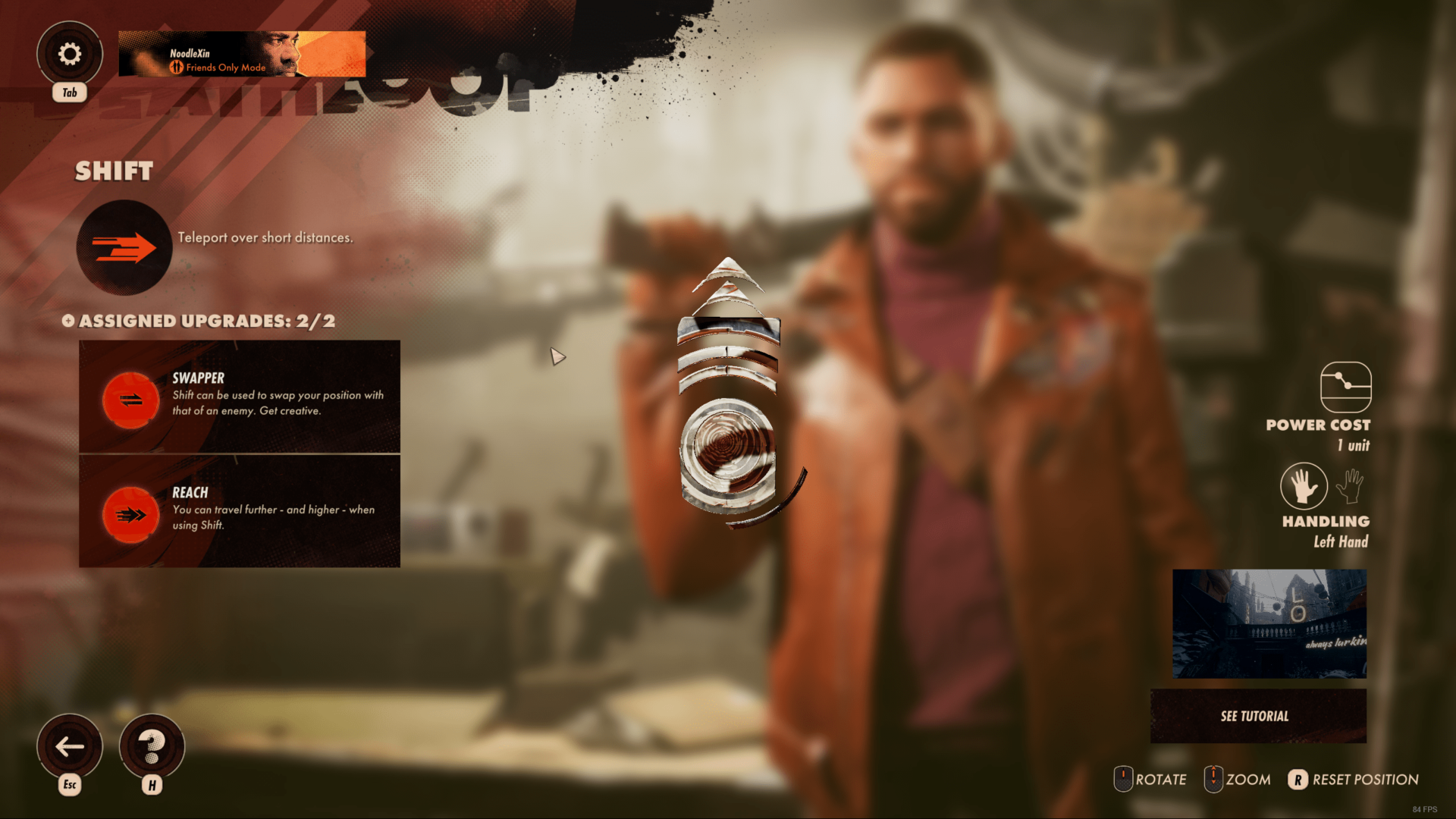 Slabs screenshot of Deathloop video game interface.