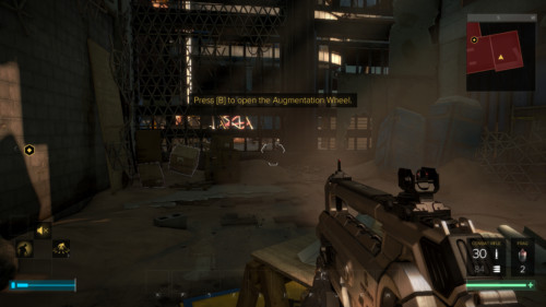Help screenshot of Deus Ex: Mankind Divided video game interface.