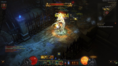 Rift guardian screenshot of Diablo III video game interface.