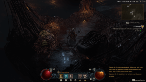 In Game screenshot of Diablo IV Beta video game interface.