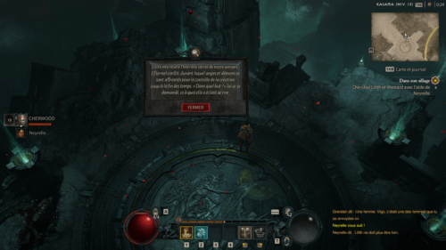Information screenshot of Diablo IV Beta video game interface.