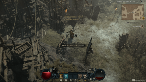New Region Discovered screenshot of Diablo IV Beta video game interface.