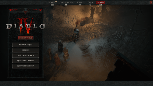 Party screenshot of Diablo IV Beta video game interface.