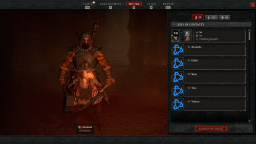 Social screenshot of Diablo IV Beta video game interface.