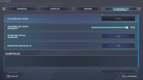 Accessibility screenshot of Dispatch video game interface.