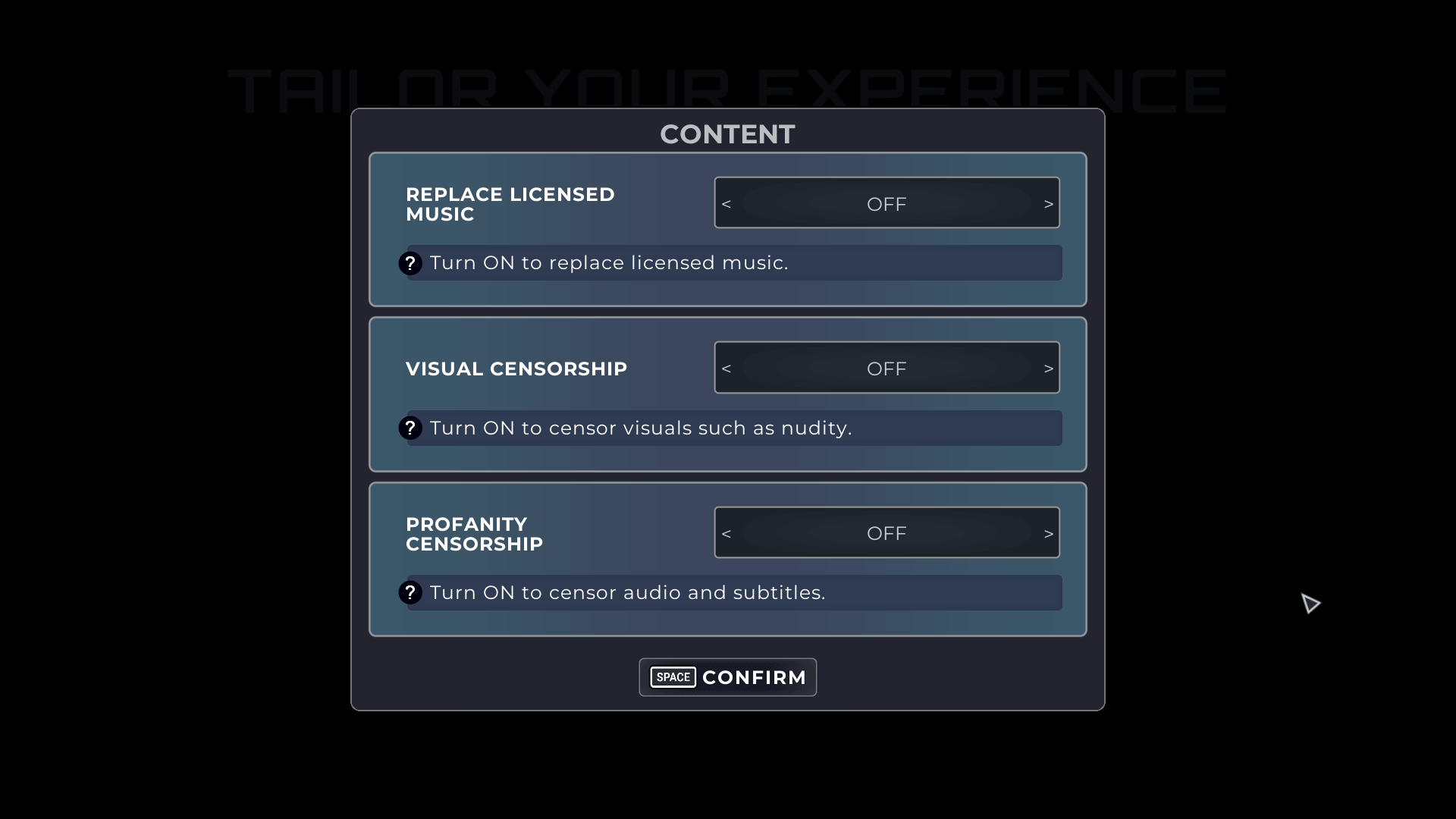 Content screenshot of Dispatch video game interface.
