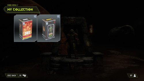 My collection screenshot of Doom Eternal video game interface.