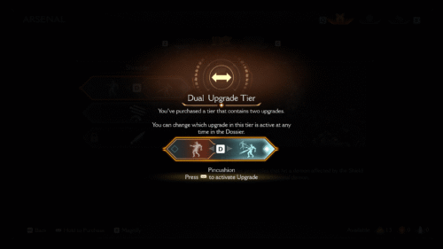 Confirmation screenshot of Doom: The Dark Ages video game interface.