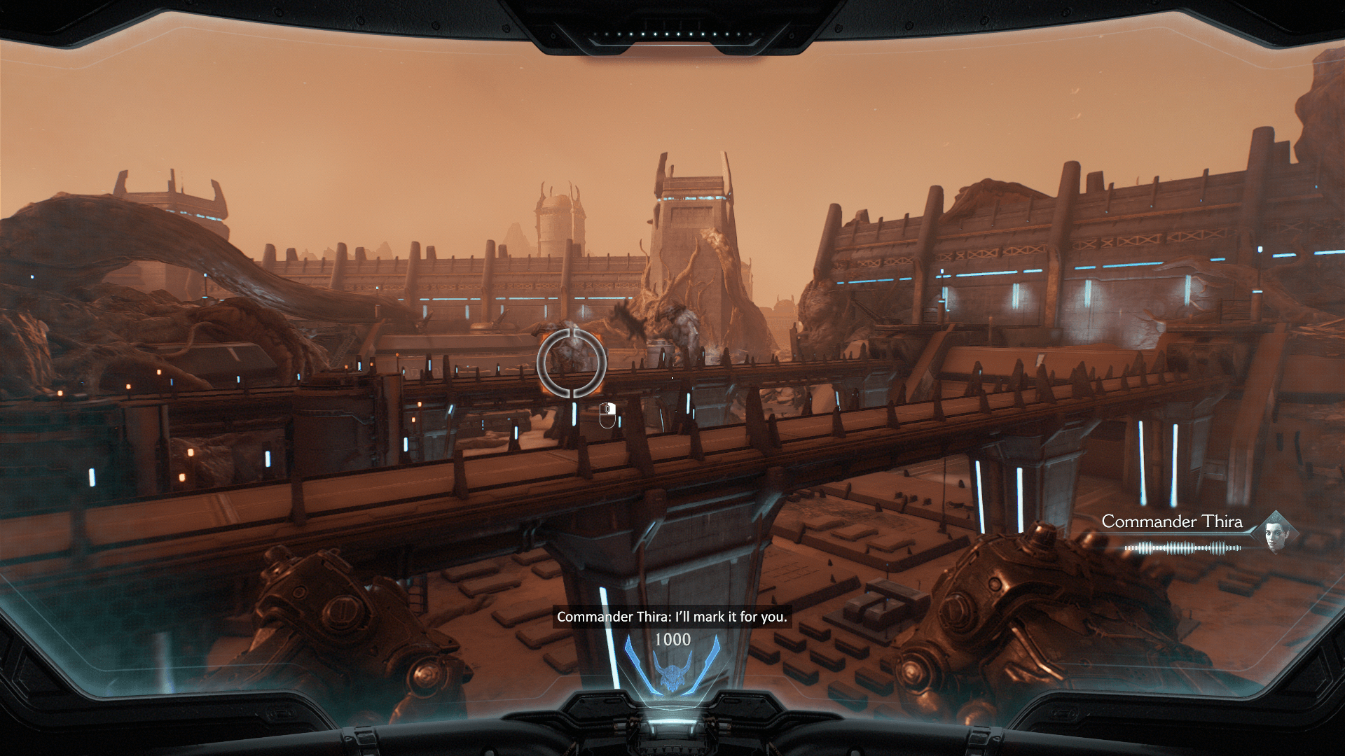 HUD screenshot of Doom: The Dark Ages video game interface.