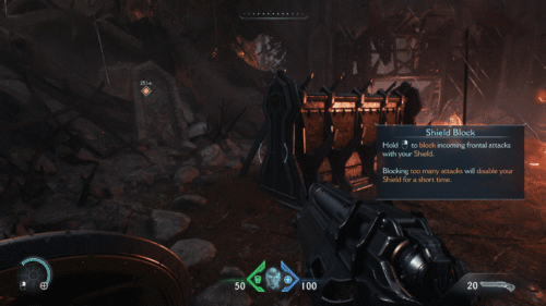 Hint screenshot of Doom: The Dark Ages video game interface.