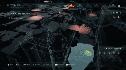 Map screenshot of Doom: The Dark Ages video game interface.