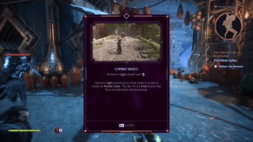Hint screenshot of Dragon Age: The Veilguard video game interface.