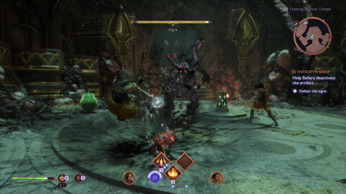 HUD screenshot of Dragon Age: The Veilguard video game interface.