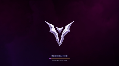 Shaders Compilation screenshot of Dragon Age: The Veilguard video game interface.