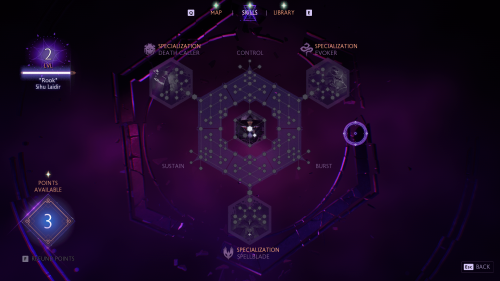 Skill Tree screenshot of Dragon Age: The Veilguard video game interface.