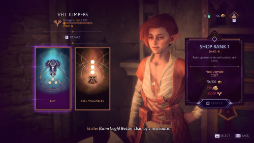 Store screenshot of Dragon Age: The Veilguard video game interface.