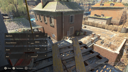Photo Mode screenshot of Dying Light 2 video game interface.