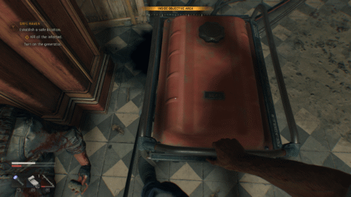 HUD screenshot of Dying Light: The Beast video game interface.