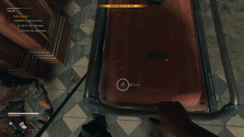 Interact screenshot of Dying Light: The Beast video game interface.