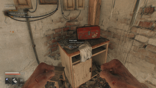 Interact screenshot of Dying Light: The Beast video game interface.