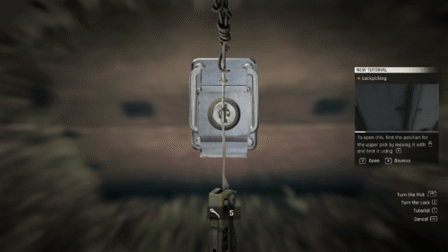 Lock Puzzle screenshot of Dying Light: The Beast video game interface.