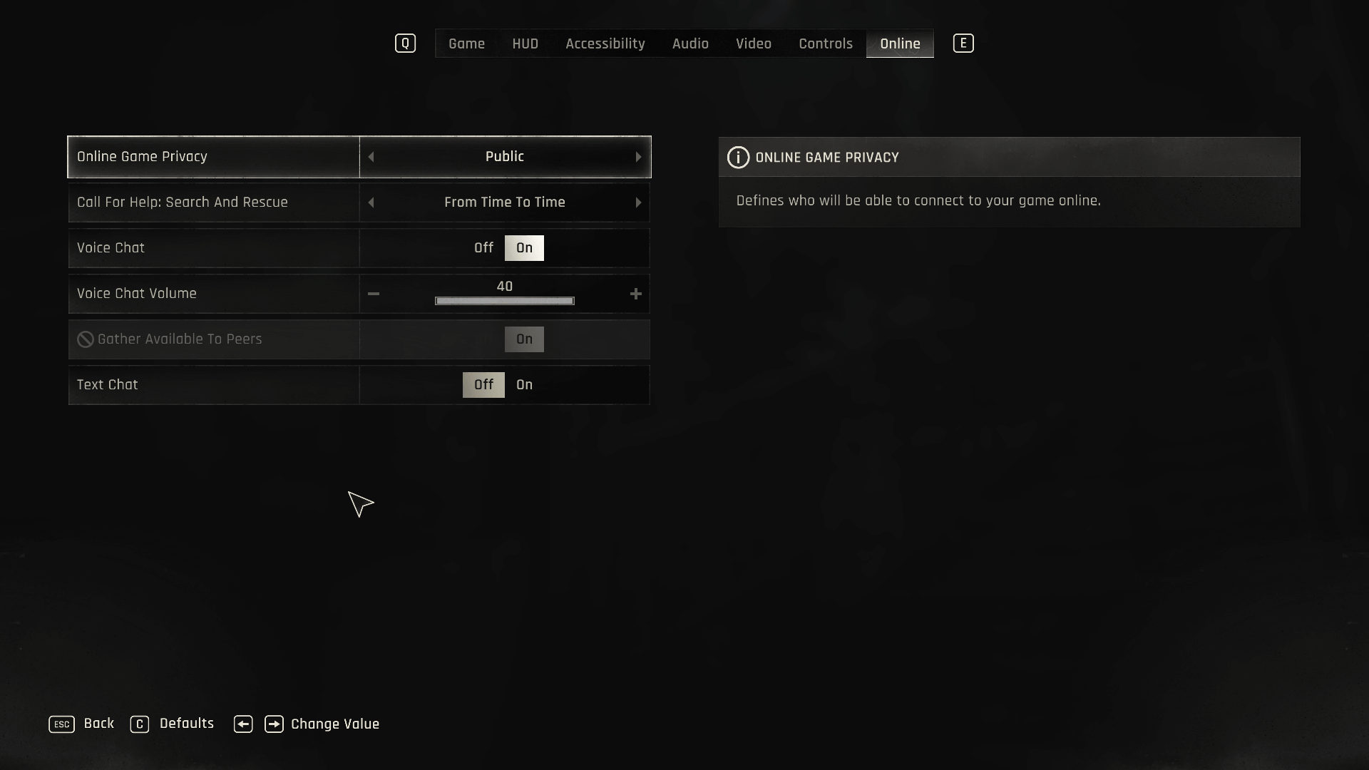 Online screenshot of Dying Light: The Beast video game interface.
