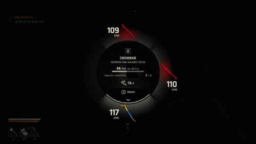 Weapon Wheel screenshot of Dying Light: The Beast video game interface.