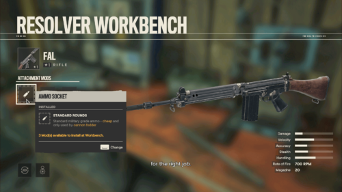 Workbench screenshot of Far Cry 6 video game interface.
