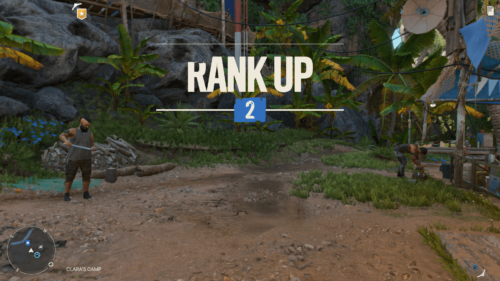 Level Up screenshot of Far Cry 6 video game interface.