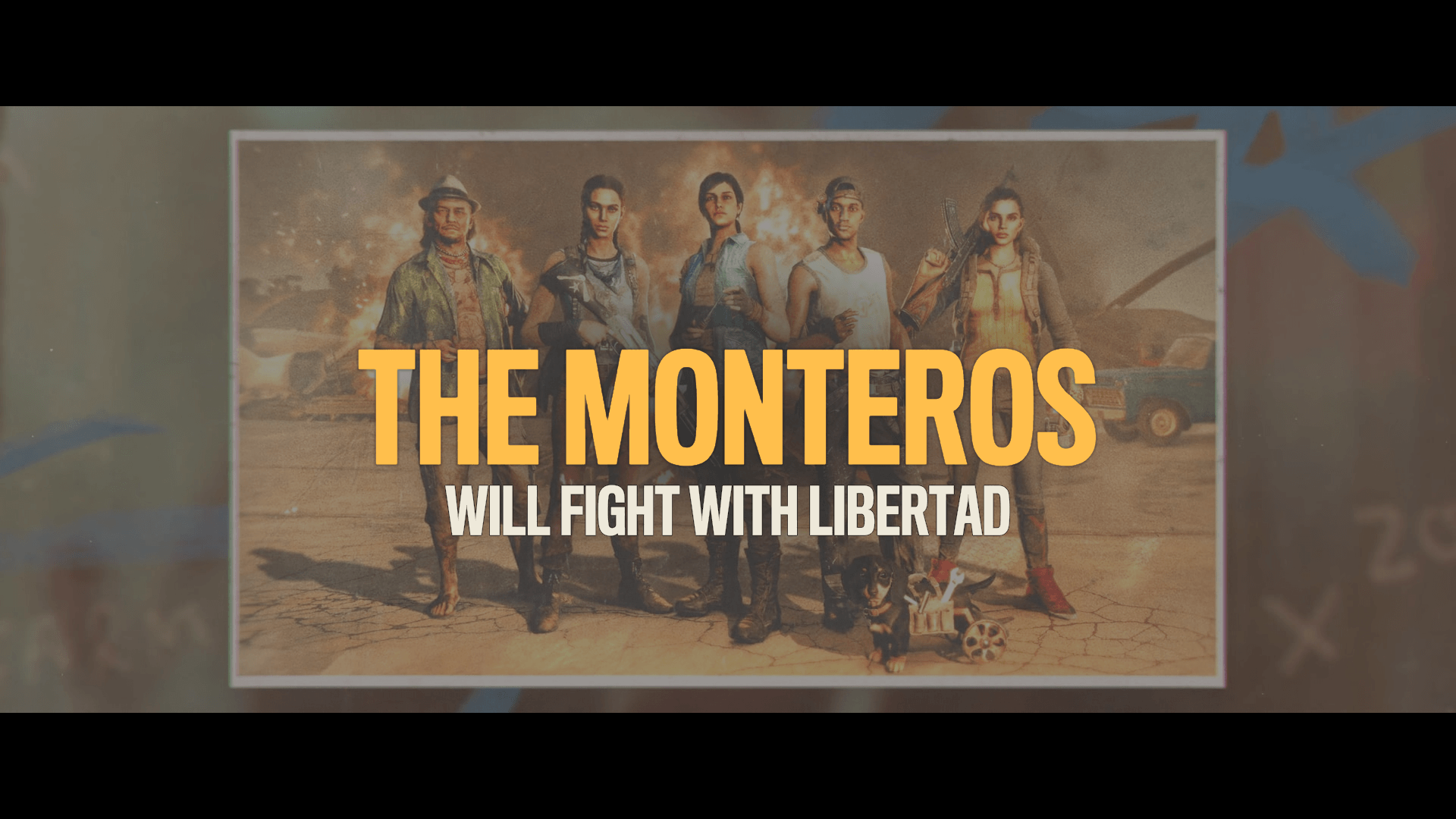 Chapter screenshot of Far Cry 6 video game interface.