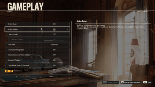 Gameplay screenshot of Far Cry 6 video game interface.