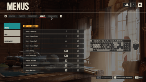 Keyboard and Mouse screenshot of Far Cry 6 video game interface.