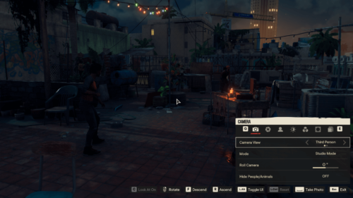 Photo Mode screenshot of Far Cry 6 video game interface.