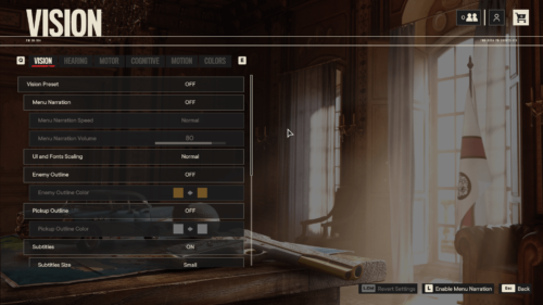 Presets screenshot of Far Cry 6 video game interface.