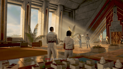 Subtitles screenshot of Far Cry 6 video game interface.