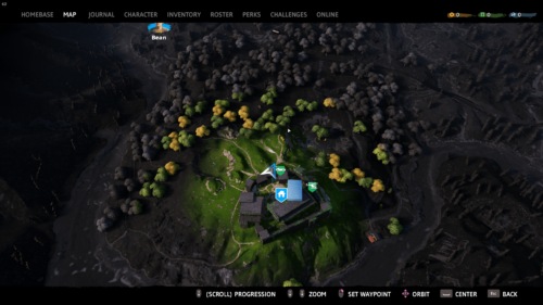 Map screenshot of Far Cry New Dawn video game interface.