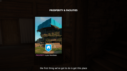 Tutorial screenshot of Far Cry New Dawn video game interface.
